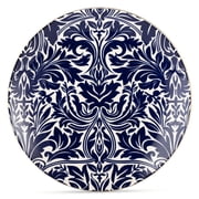 Thyme & Table Nova 12-Piece Ceramic Dinnerware Set Blue and White