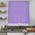 thumbnail image 5 of Lavender Burlap Texture Sheer Curtains 84 Inches Long, Farmhouse Vintage Lavender Light Filering Curtains, Breathable Simi Curtain Privacy Drapes for Living Room Bedroom Lightweight Window Treatment, 5 of 9