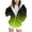 Light Green, variant on Cute Tops for Teen Girls Girls Hooded Jacket Zip up Outerwear Casual Pullover Sweatshirt for Teen Youth Kids Lightweight Spring Fall Coat Girls Tops 8-9 Years 140