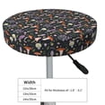 thumbnail image 4 of Kdxio Mushroom Print Stool Covers Round,Stretch Round Bar Stool Covers Washable Bar Stool Cushion Slipcover for 12-15 Inch Chair, 4 of 7