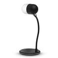 thumbnail image 1 of Graflsoa Lampe de Bureau LED Multifonction avec Recharge Sans Fil, Haut-Parleur Bluetooth 5.0, Modes 3 Couleurs, Gradation Continue et Col de Cygne Réglable à 360° en Noir, 1 of 6