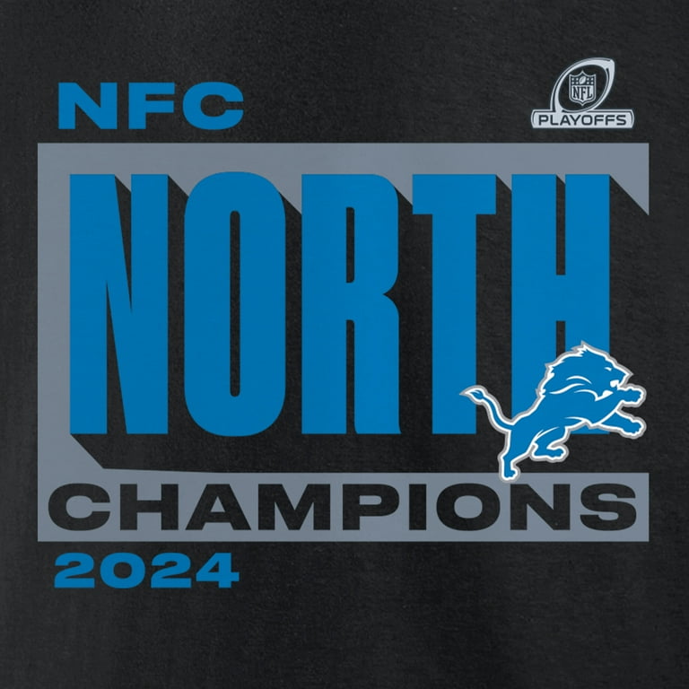Men's Fanatics Black Detroit Lions 2024 NFC North Division