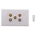 thumbnail image 4 of Cable de pared decorativa CUTICAT 5 acopladores RCA Video Audio para EE. UU., 4 of 8