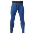 thumbnail image 4 of Ahabrexf Men Solid Color Elastic Sports Fitness Pocket Drawstring Yoga Pants, 4 of 7