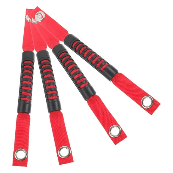 Kayak and Canoe Roof Rack Accessories, Red PVC Replacement Parts 32x2.5x2 cm, 2 Pairs for Outdoor Water Sports Gear