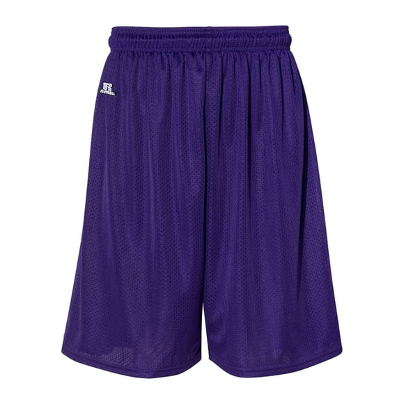 Russell Athletic 9 Shorts en Tricot Dri-Power, S, Violet