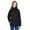 BLACK, variant on CORE365 78205 Women's 3-in-1 Jacket with Fleece Liner-True Royal-2XL