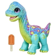 furReal Snackin' Sam the Bronto, 40+ Sounds & Reactions, for Kids Ages 4 and Up
