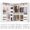 White, variant on iSunirm L Shaped Closet System, 3-in-1 Walk-in Closet Organizer System with Drawers, Hanging Rods, and Storage Shelves, Wardrobe Closet System with Corner, for Bedroom/Closet/Kitchen, White