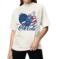thumbnail image 2 of Officially Licensed Coca Cola American Heritage Design Women's T-shirt, 2 of 3