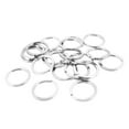 thumbnail image 1 of Unique Bargains 20 Pcs Metal Double Loop Split Key Rings Keychains Holder 30mm Outer Dia, 1 of 2