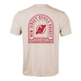 thumbnail image 3 of Men's Levelwear Khaki New Jersey Devils Richmond Stained Glass T-Shirt, 3 of 3