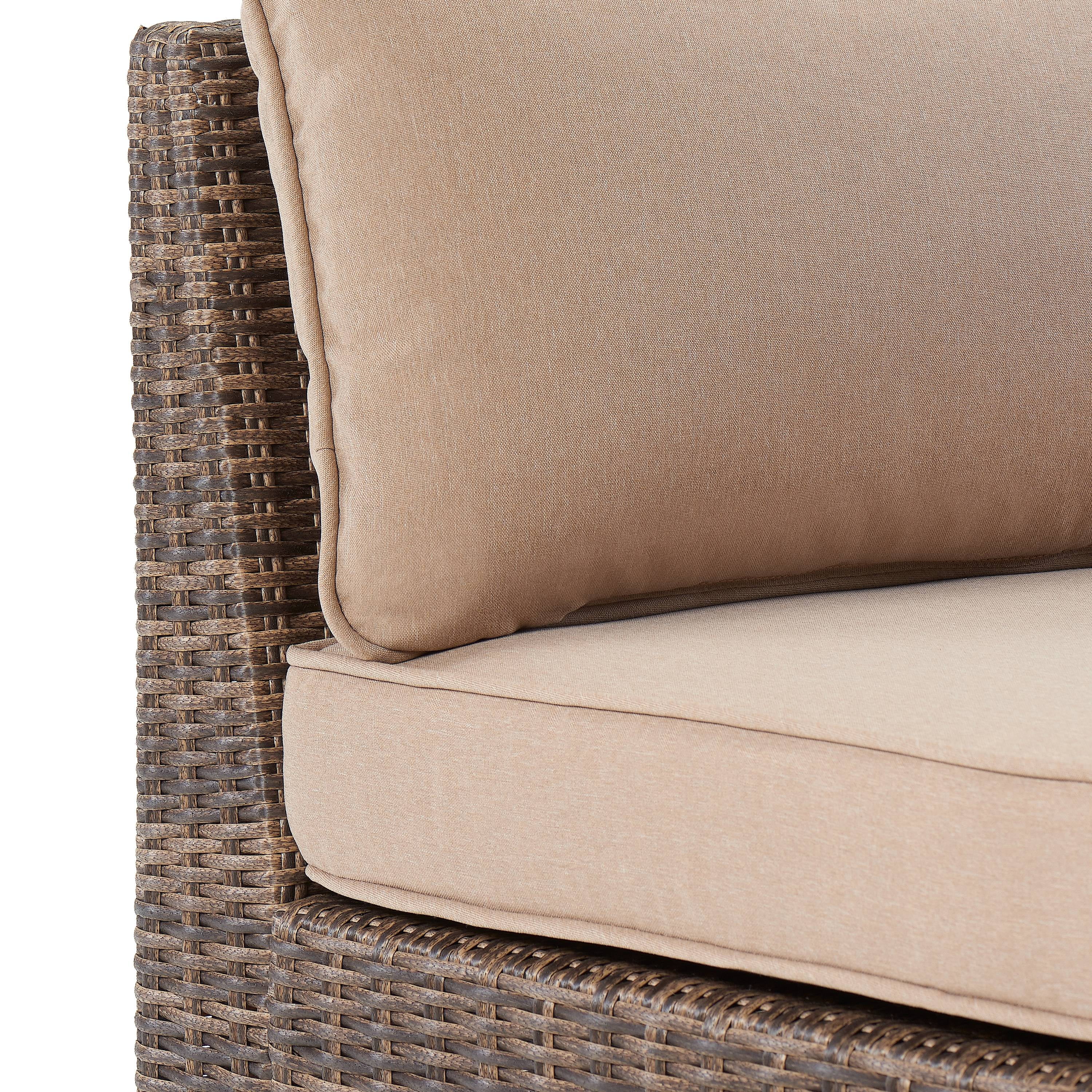 Better Homes Gardens Brookbury 5Piece Patio Wicker Sectional Set With