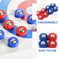 thumbnail image 3 of Minkissy 32 Pcs Mini Shuffleboard de Remplacement avec Perles Roulantes d'Amélioration des Habiletés Équipement Bleu, 3 of 7