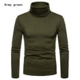 thumbnail image 1 of Chandail à Manches Longues pour Homme, Col Roulé Montant, Extensible, Ajusté, Basique, 1 of 3
