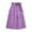 Purple, variant on XIAONU Womens Skirts Bow Tie Waistband Plaid Print Short Skirt Ladies Trendy Vintage Slim Fit A-Line Pleated Skirts