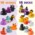 thumbnail image 6 of Joyfy 18 Pcs Halloween Rubber Ducks,Halloween Toys Rubber Ducks in Bulk for Baby Toddlers Kids,Halloween Bath Toy Basket Prizes,Halloween Toys for Trick or Treaters, 6 of 7