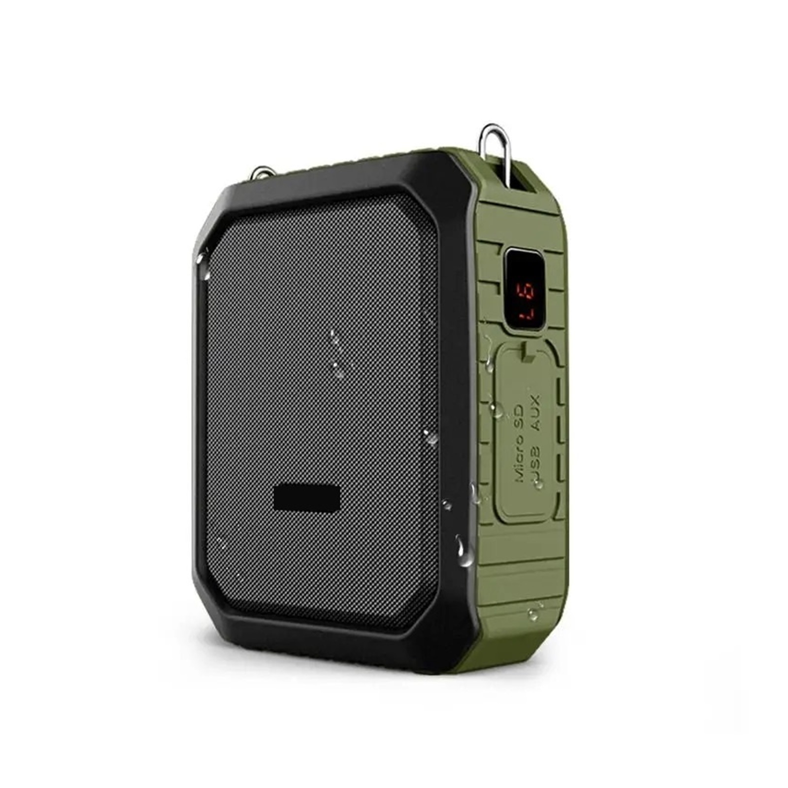 M800 Portable Voice Amplifier With Wired Microphone For Teachers IPX5 Waterproof Speaker 4400mAh Power Bank ,Powerful Voice Amplifier
