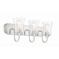 thumbnail image 2 of 50403-BNK Craftmade Lighting Gwyneth 3 Light Traditional/Modern & Contemporary Bath Vanity in Traditional Style - 24 inches wide by 9.5 inches, 2 of 4
