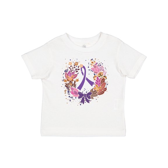 Inktastic Alzheimers Lupus Fibromyalgia Awareness Wreath Girls Baby T-Shirt