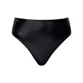 thumbnail image 4 of Women's High Waisted Metallic Booty Shorts,Rave Dancing Hot Pants,Clubwear with Elastic Waist for Summer Parties, 4 of 6