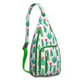 thumbnail image 1 of Botanical Cactus Backpack - Scientific Succulent Print, Durable Outdoor Pack, 1 of 4