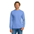 thumbnail image 2 of Gildan Men's Heavy Cotton Long Sleeve T-Shirt, 100% Cotton, Adult T-Shirt, Classic fit Tee, Carolina Blue, L, 2 of 5
