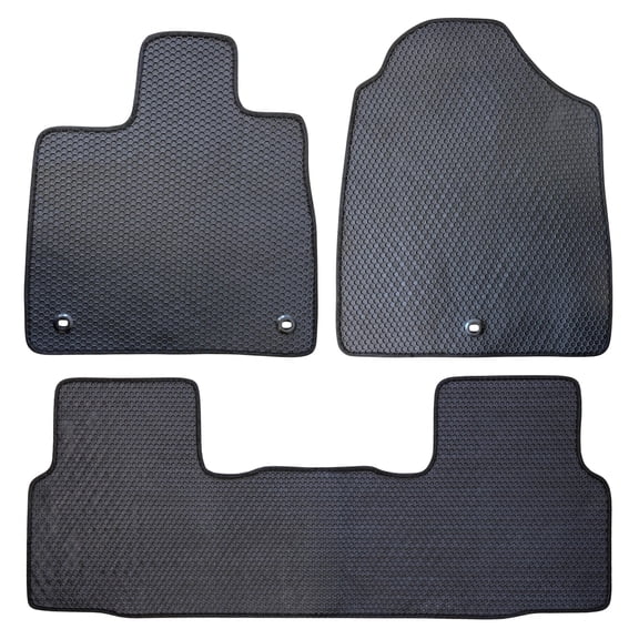 All Weather Honeycomb Floor Mats for 2026 Honda Passport, Front and Rear