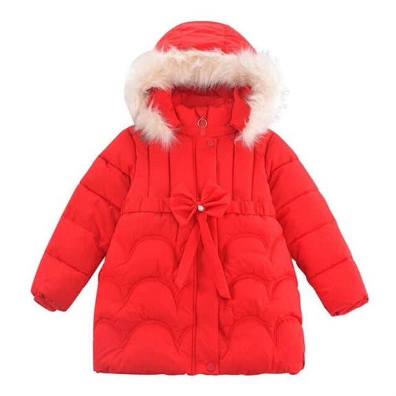Children Girls Jacket Winter Kids Coats Fashion Thick Long Coats Girls Hooded Coat Snowsuit 3-10Y Teen Children Overcoat Parkas