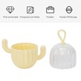 thumbnail image 3 of Makeup Sponge Container, Makeup Blender Carrying Case Thickened Bottom Leak Resistance Cactus Style Portable  For Home Outdoor Travel, 3 of 8