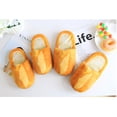 thumbnail image 4 of Mepaouo Women's Bread Plush Slippers Fleece Lined Fashion Flats Slippers Warm Home House Shoes, 4 of 5