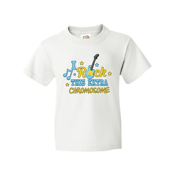 Inktastic I Rock This Extra Chromosome Down Syndrome Awareness Youth T-Shirt