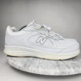 thumbnail image 1 of New Balance 577 Walking DSL-2 Hook & Loop Shoes White Mens Size 9 4E Wide, 1 of 6