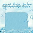 thumbnail image 3 of Pet Dog Cooling Mat Breathable Ice Foldable Portable Blue_70x55cm, 3 of 8