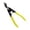 Yellow, variant on Auto Trim Clip Removal Pliers, Car Panel Clip Remover Tool, Professional Interior Fastener Pry Tool for Automotive & Motorcycle, Door Panel Dashboard Trim Removal Kit, 1PC