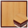 thumbnail image 3 of Flash Furniture 24'' Square 2-Tone High-Gloss Cherry / Mahogany Resin Table Top with 2'' Thick Drop-Lip, 3 of 4