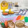 thumbnail image 3 of Mini Kitchen Playset Toy, Plastic Cooking Pretend Play for Imaginative Fun, Dollhouse Accessory with Interactive Features, 3 of 6