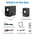 thumbnail image 6 of Acoustic Audio by Goldwood AA5171 5.1 Surround Sound Bluetooth Home Entertainment System (6 Speakers, 5.1 Channels, Black with Silver), 6 of 6