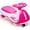 Rose Red, variant on 12V Electric Wiggle Car, Powered Ride on Toys for Kids with Flashing PU Wheels, Bluetooth Music, 2-in-1 Swing Car Kids Electric Vehicles for Boys Girls Ages 3 , Blue Red