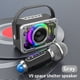 thumbnail image 4 of Altavoz Bluetooth para Cantar en Casa Al Aire Libre, Altavoz de Karaoke InaláMbrico de Graves PortáTil, MicróFono, Juego de Ktv para el Hogar-Gris, 4 of 5