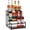 3 tier, variant on SENYUM Upgrade Coffee Syrup Rack Organizer, Bottles Holder Stand for Coffee Bar, Liquor Bottle Display Shelf Bar Shelf Stand Countertop Rack for Syrup, Wine, Spice
