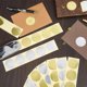 thumbnail image 4 of 200 pegatinas de relieve en blanco de 1,77 pulgadas, pegatinas de lámina dorada, pegatinas de engranajes redondas plateadas, pegatinas de sello autoadhesivas en relieve para sobres., 4 of 6