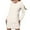 Beige, variant on Zedker Sweater Dresses for Women 2025 Knit Dresses Long Sleeve Dress Casual Fall Winter Round Neck Oversized Loose Short Sweater Dress Plus Size Beige L