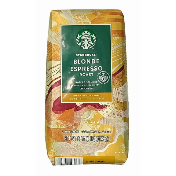 Starbucks Blonde Espresso Roast, Whole Bean, 1LB
