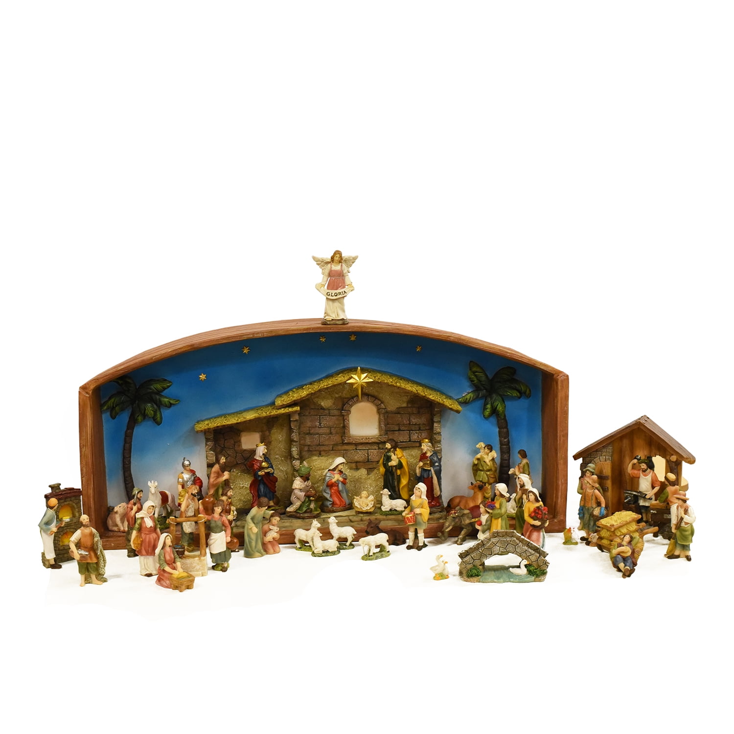 Christmas Village Nativity Set 