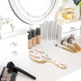 thumbnail image 5 of Wood Paddle Brush with Cushion & Round Hair Brush Pastel Colors Mermaid Detangling Brush for All Hair Types, 5 of 7