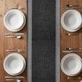 thumbnail image 6 of Black Retro Greek Key Table Runner - 72 Inch Long, Kitchen Dining Table Runner Dresser Scarves, Greece Ancient Rustic Geometric Farmhouse Decor for Coffee Tables Wedding Party Banquet, 6 of 8