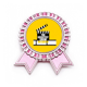 thumbnail image 1 of Brasil Carnaval evento mundial Insignia broche Medalla rosa premiada, 1 of 3