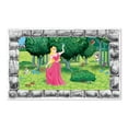 thumbnail image 2 of Party Central Pack of 6 Pink Princess and Friendly Forest Animals Party Wall Decors 62", 2 of 2