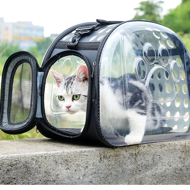 Space Transparent Bags Cat Carrier Bubble Bag Space Pet Backpack Pet Carrier Package Pet Backpack Cat Carrier Backpack Portable Large Capacity Foldable Breathable Handheld Space